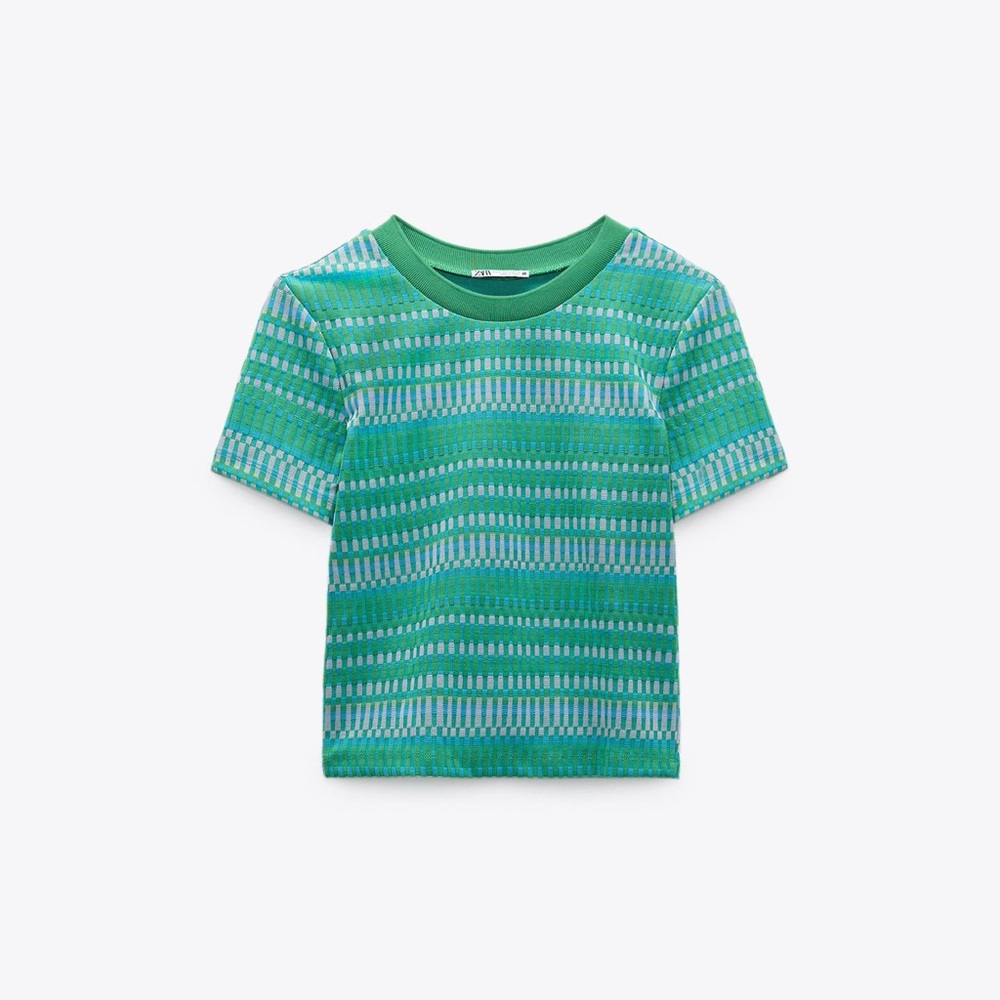 ZARA Jacquard T-Shirt